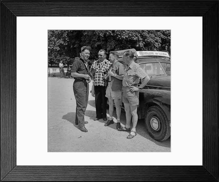 Framed Print : Bert Hardy at the Tour De France, 1951 Framed Print : Bert Hardy at the Tour De France, 1951