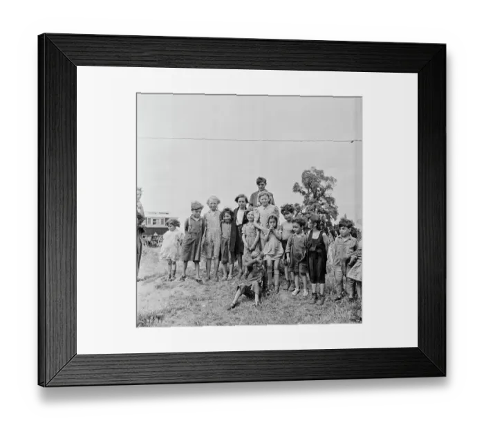 Framed Print : Romany Children Framed Print : Romany Children