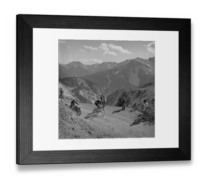 Framed Print : Coppi In The Alps Framed Print : Coppi In The Alps