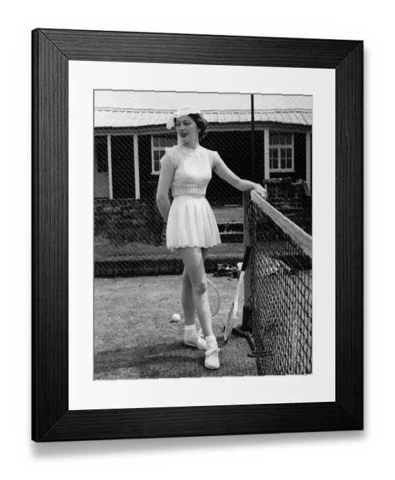Framed Print : Tennis Tinling Framed Print : Tennis Tinling