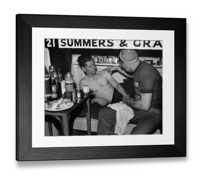 Framed Print : Wally's Masseur Framed Print : Wally's Masseur