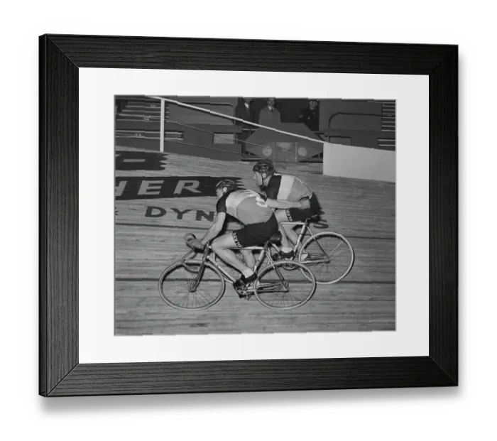 Framed Print : Six Day Cyclists Framed Print : Six Day Cyclists