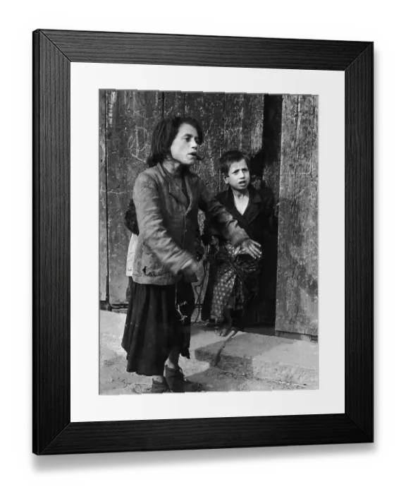 Framed Print : Poverty In Barcelona Framed Print : Poverty In Barcelona