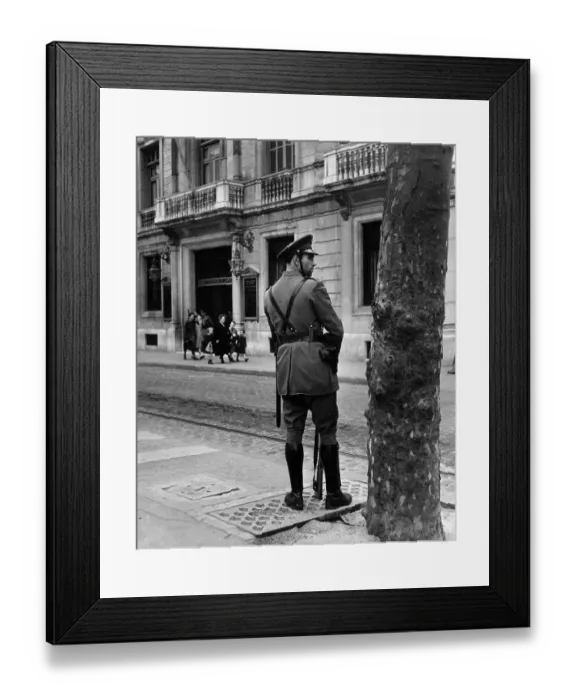 Framed Print : Armed Guard Framed Print : Armed Guard