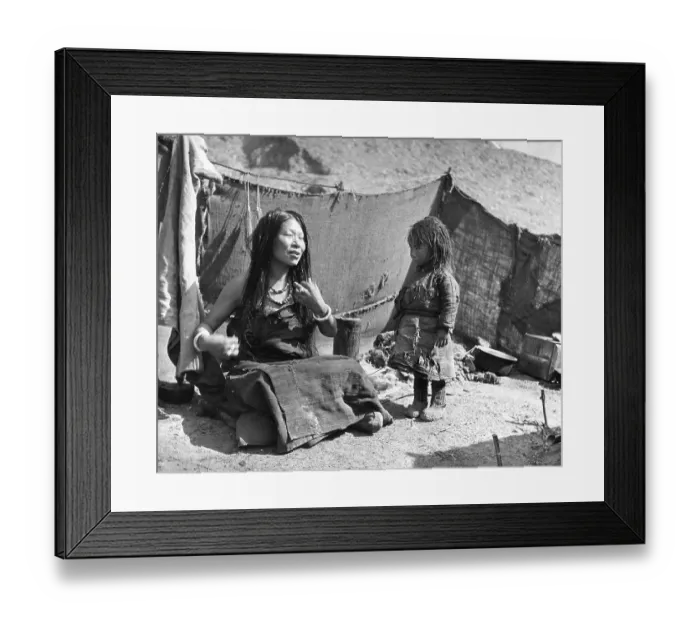 Framed Print : Tibetan Refugees