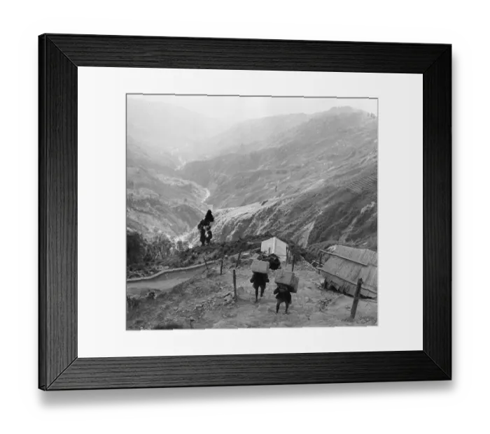 Framed Print : Heavy Load
