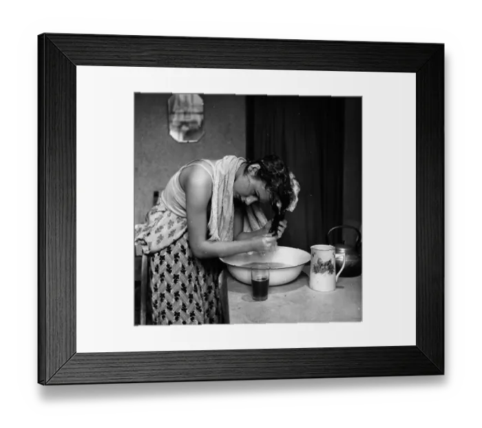 Framed Print : Hair Washing Framed Print : Hair Washing