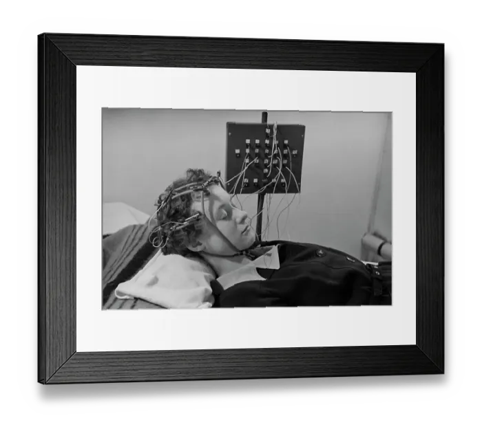 Framed Print : Epileptic Patient Framed Print : Epileptic Patient