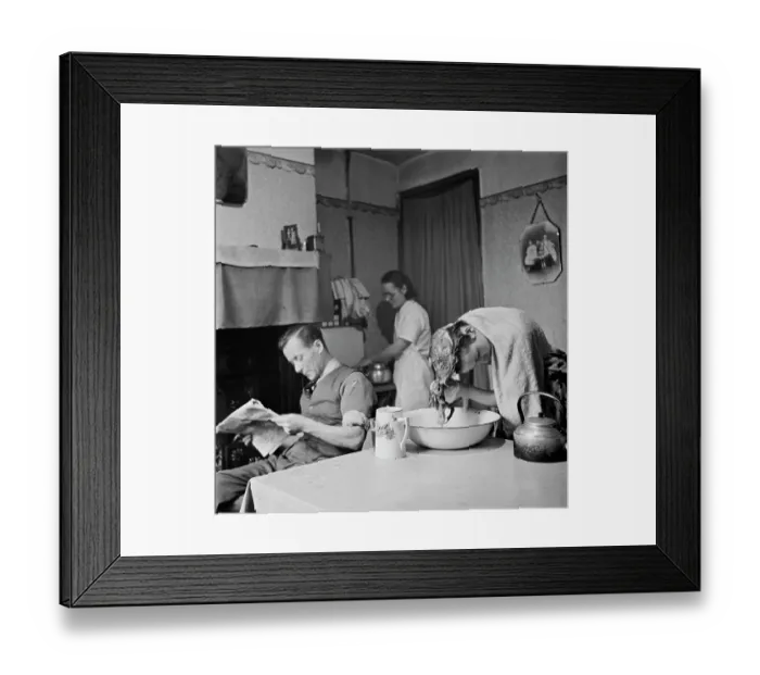 Framed Print : Birmingham Family At Home Framed Print : Birmingham Family At Home