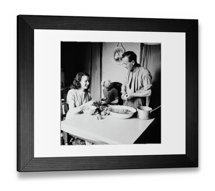 Framed Print : Preparing Vegetables Framed Print : Preparing Vegetables