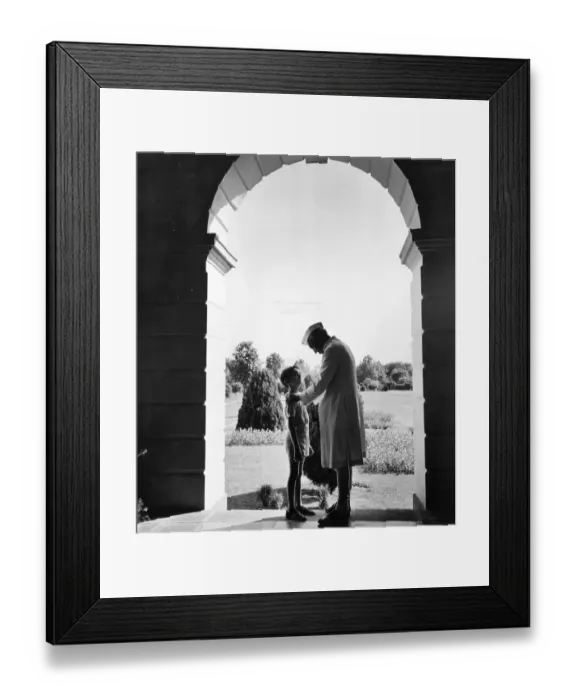 Framed Print : Nehru And Rajiv Framed Print : Nehru And Rajiv