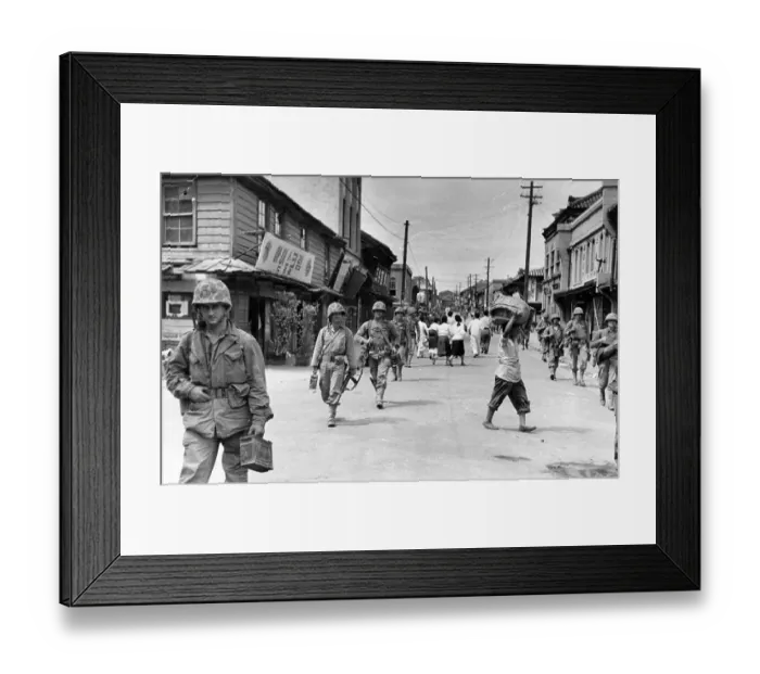 Framed Print : Korean Front Line Framed Print : Korean Front Line