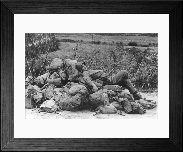 Framed Print : Soldiers Relaxing Framed Print : Soldiers Relaxing