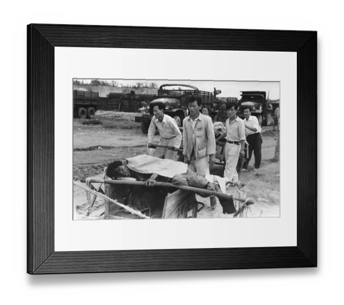Framed Print : Korean War Casualty Framed Print : Korean War Casualty