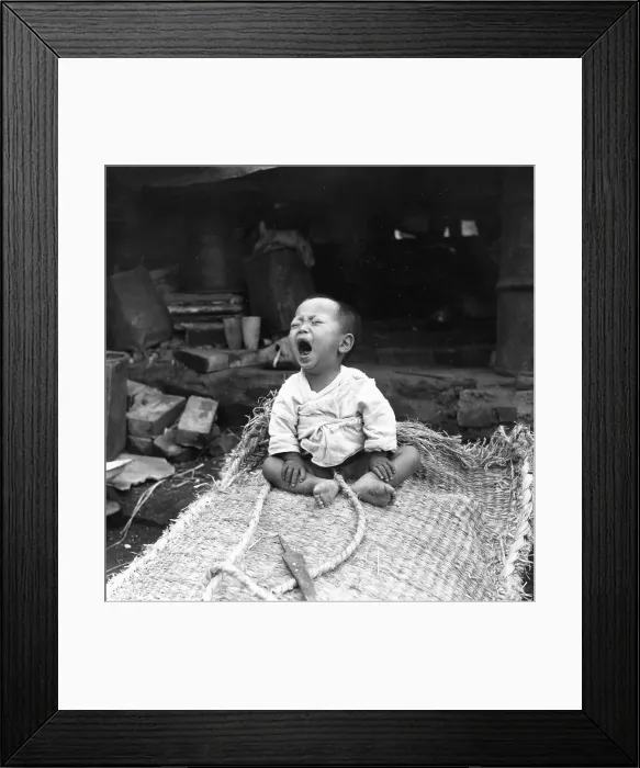Framed Print : Screaming Child Framed Print : Screaming Child