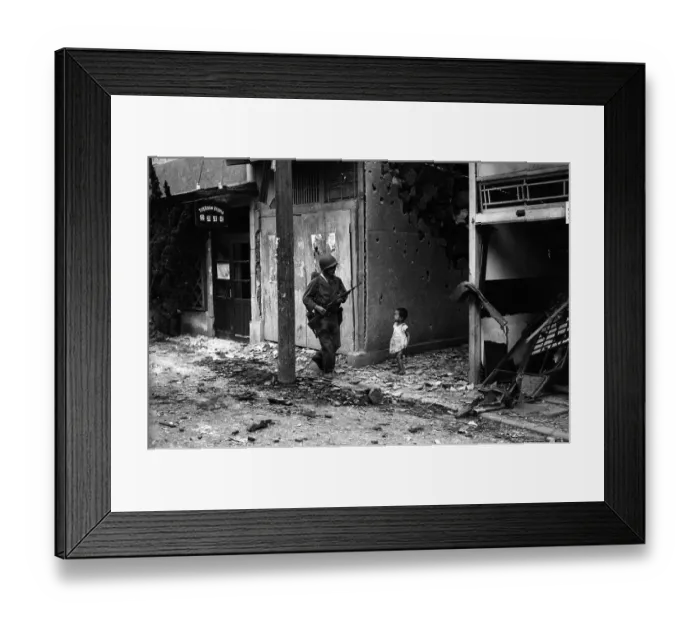Framed Print : Korean Patrol