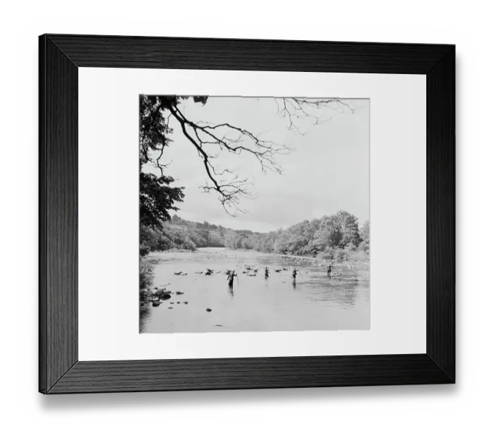 Framed Print : River Crossing Framed Print : River Crossing