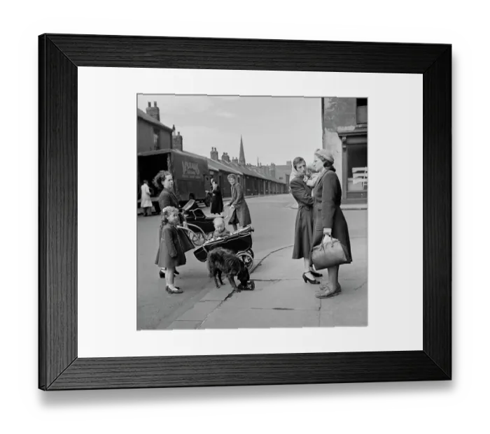 Framed Print : Street Corner Gossip Framed Print : Street Corner Gossip