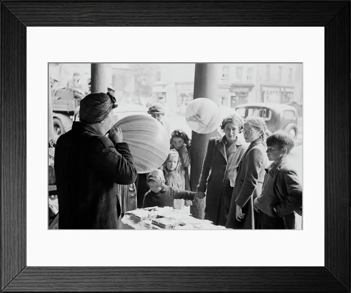 Framed Print : Balloon Stall Framed Print : Balloon Stall