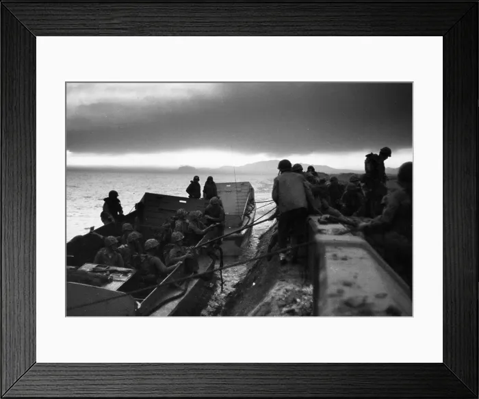 Framed Print : Landing In Korea Framed Print : Landing In Korea