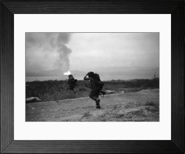 Framed Print : Marines Advance Framed Print : Marines Advance