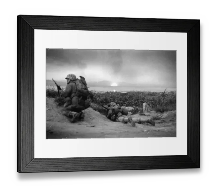 Framed Print : Marines In Korea Framed Print : Marines In Korea