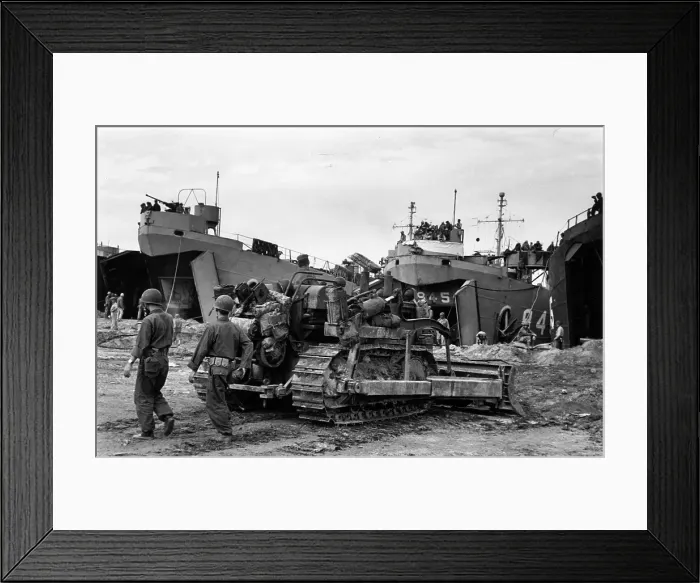 Framed Print : Korean Landing Framed Print : Korean Landing