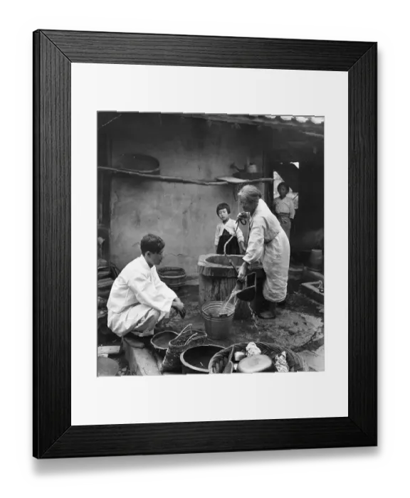 Framed Print : Korean Well Framed Print : Korean Well