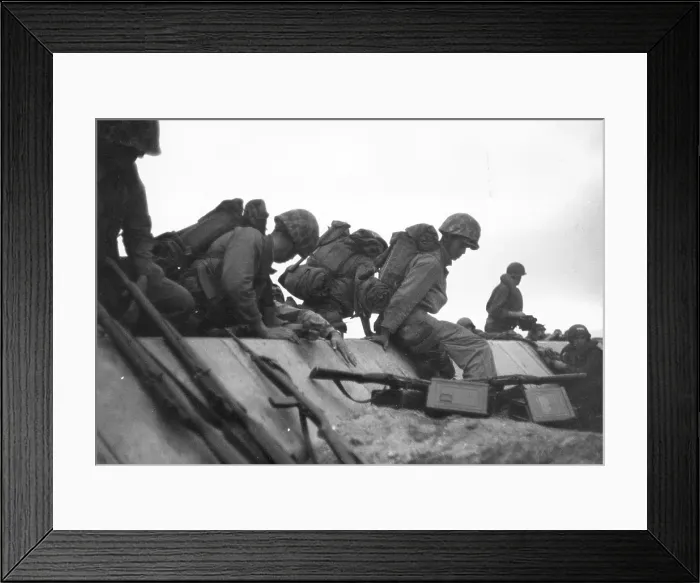Framed Print : Landing At Inchon Framed Print : Landing At Inchon