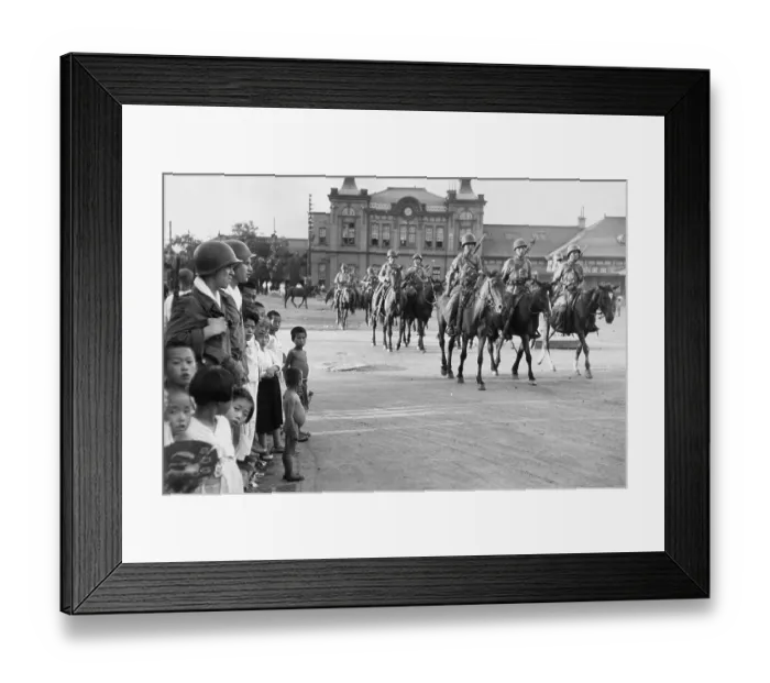 Framed Print : South Korean Cavalry Framed Print : South Korean Cavalry
