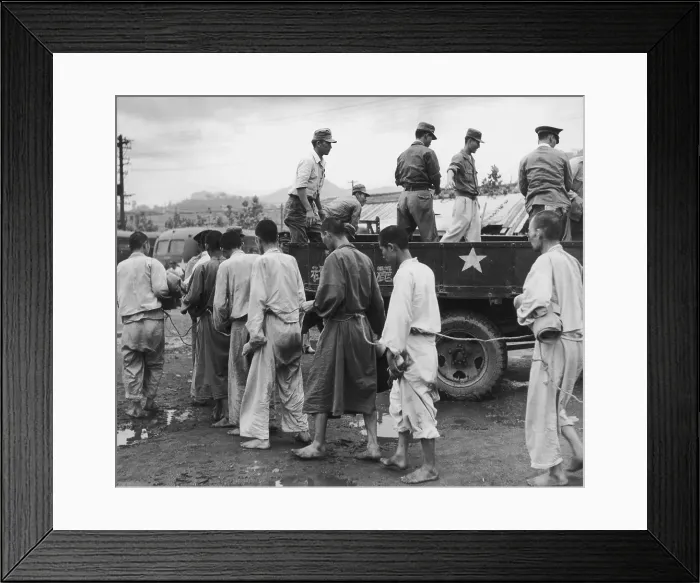 Framed Print : Internees Board Truck Framed Print : Internees Board Truck