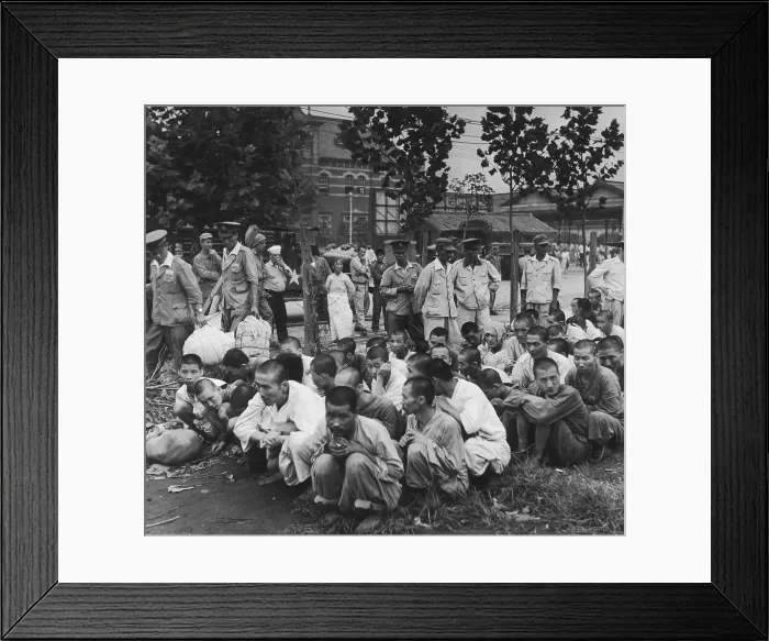 Framed Print : Prisoners At Busan