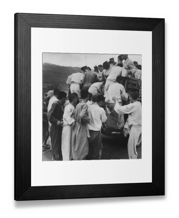 Framed Print : Prisoner Transport