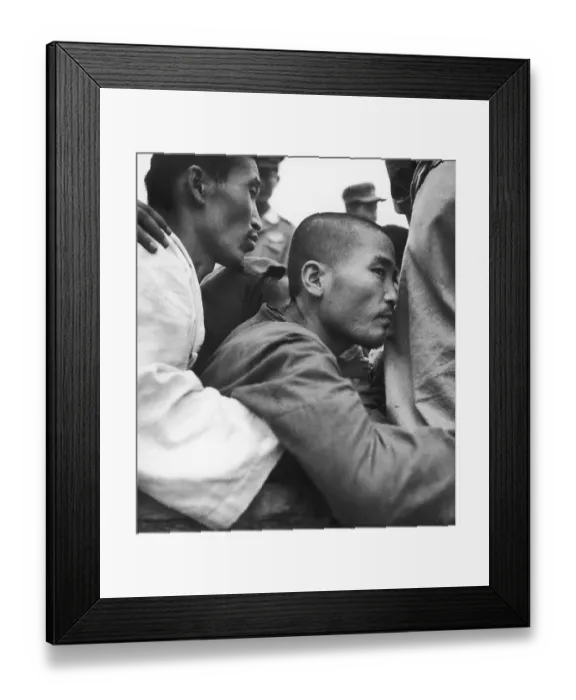 Framed Print : South Korean Prisoners Framed Print : South Korean Prisoners