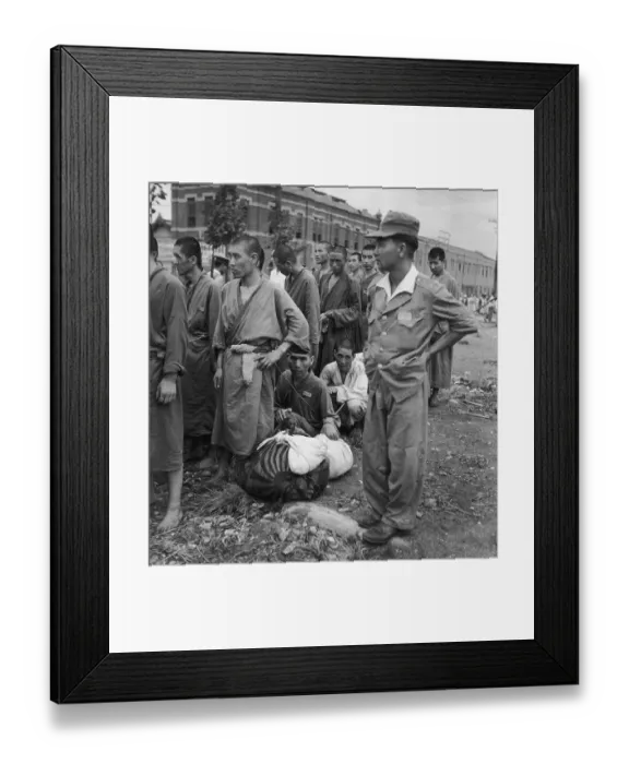 Framed Print : South Korean Prisoners Framed Print : South Korean Prisoners