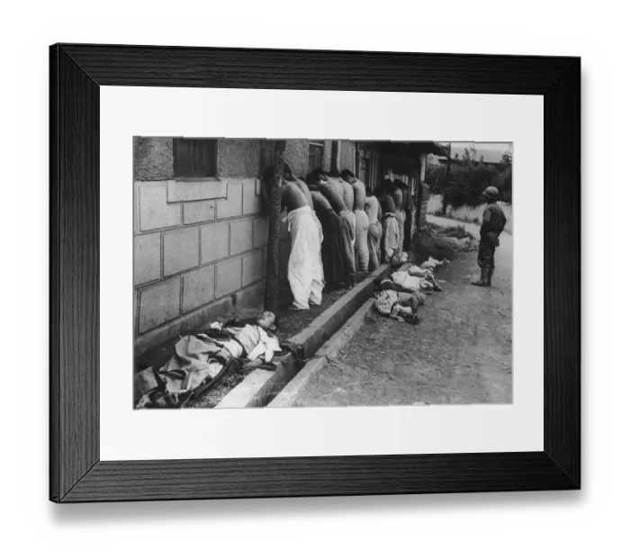Framed Print : POWs In Incheon Framed Print : POWs In Incheon