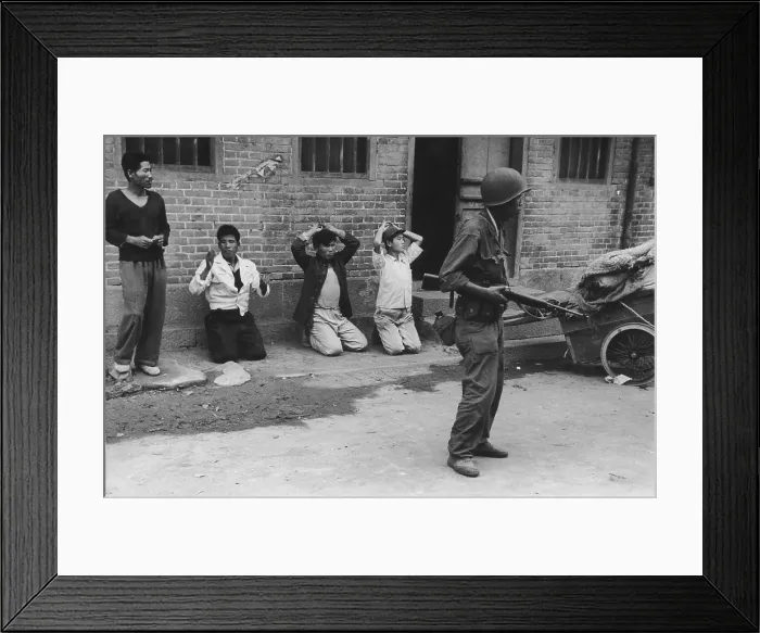 Framed Print : Under Guard In Incheon Framed Print : Under Guard In Incheon