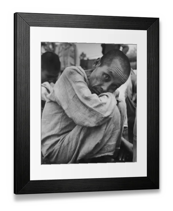 Framed Print : Internee At Busan Framed Print : Internee At Busan
