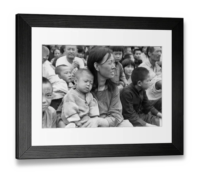 Framed Print : Korean Refugees Framed Print : Korean Refugees