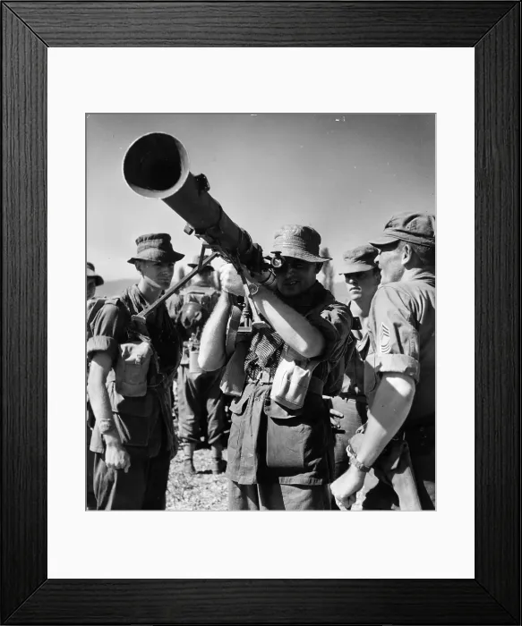 Framed Print : Man With Bazooka Framed Print : Man With Bazooka