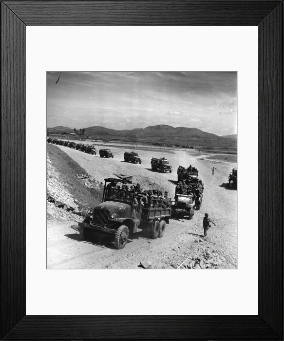 Framed Print : Infantry In Transit Framed Print : Infantry In Transit