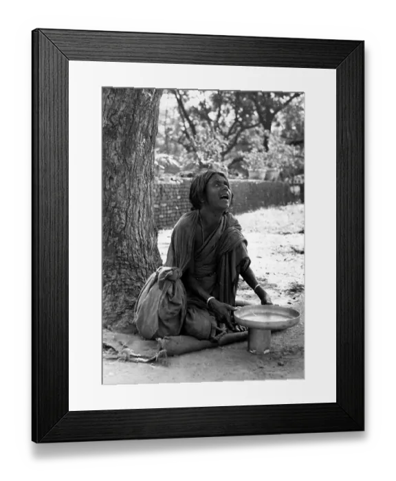 Framed Print : Blind Beggar Framed Print : Blind Beggar