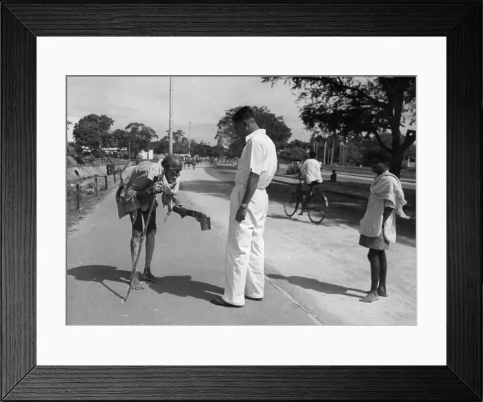 Framed Print : Indian Poverty
