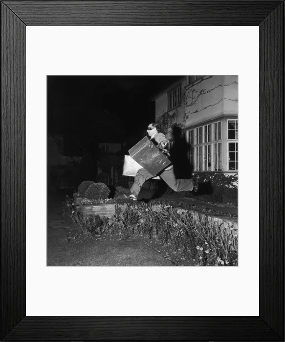 Framed Print : Burglar's Escape Framed Print : Burglar's Escape