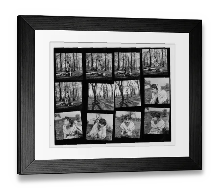 Framed Print : Audrey Hepburn In Richmond Park Framed Print : Audrey Hepburn In Richmond Park