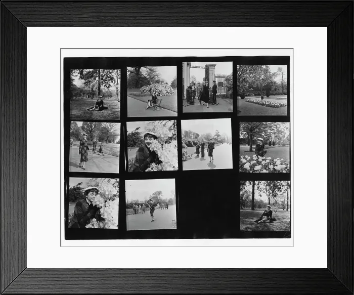 Framed Print : Audrey Hepburn At Kew Gardens Framed Print : Audrey Hepburn At Kew Gardens