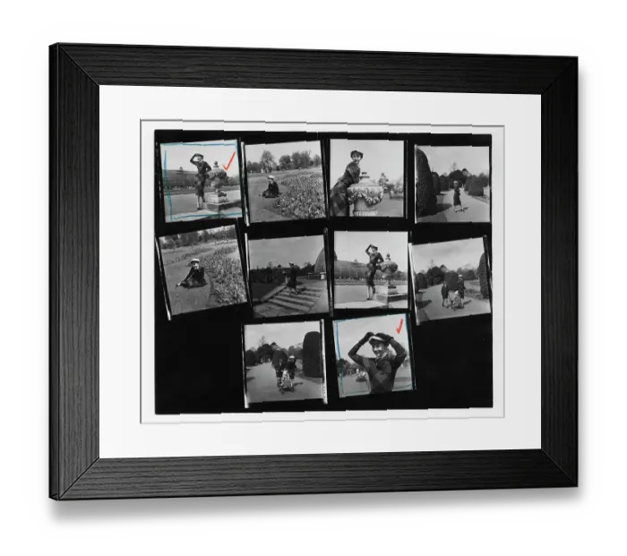 Framed Print : Audrey Hepburn At Kew Gardens Framed Print : Audrey Hepburn At Kew Gardens