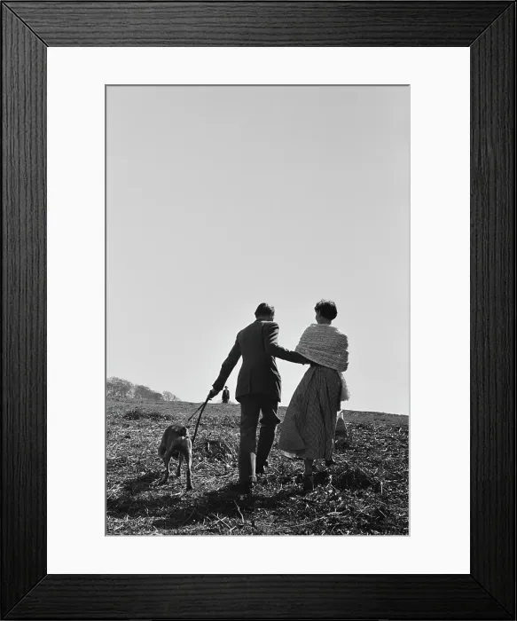 Framed Print : Audrey Hepburn In Richmond Park Framed Print : Audrey Hepburn In Richmond Park