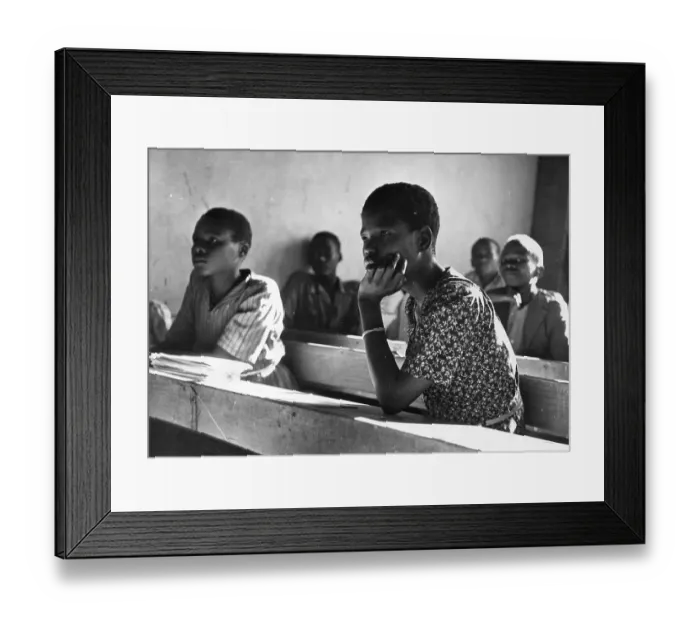 Framed Print : African Classroom Framed Print : African Classroom