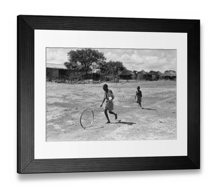 Framed Print : Botswana Village Framed Print : Botswana Village